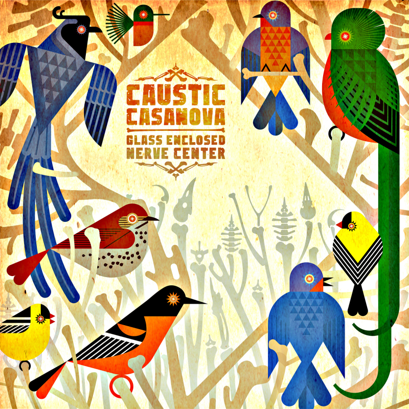 Caustic Casanova - Glass Enclosed Nerve Center Vinyl Gatefold LP  |  Random Colour