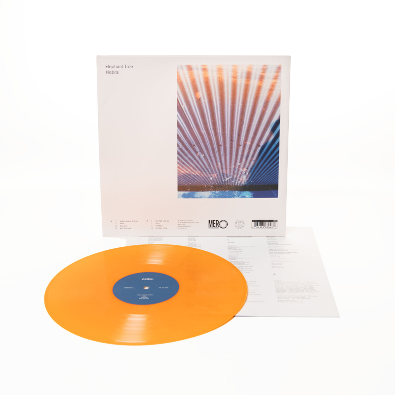 Elephant Tree - Habits Vinyl LP  |  Orange/white marble