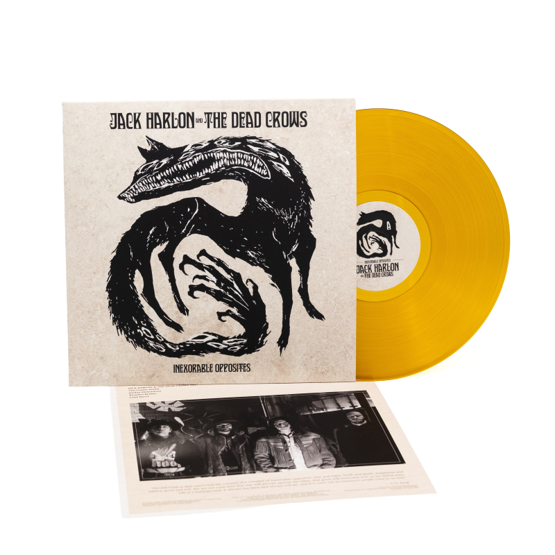 Jack Harlon & The Dead Crows - Inexorable Opposites Vinyl LP  |  Yellow transparent