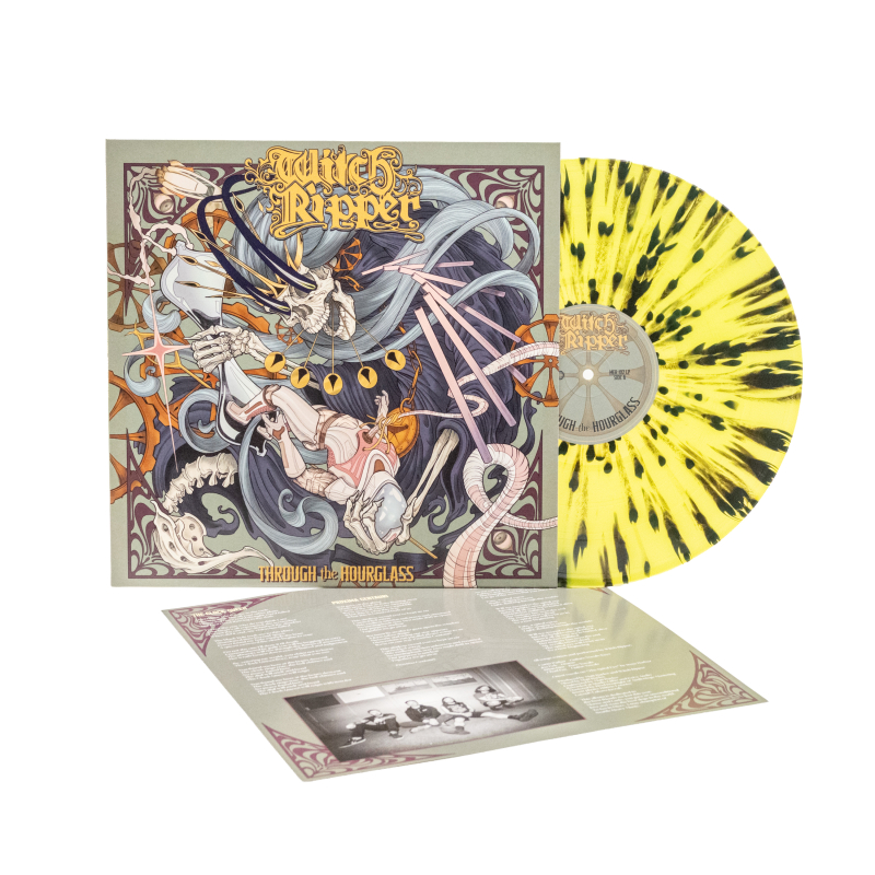 Witch Ripper - Through The Hourglass Vinyl LP  |  Yellow/Black Splatter