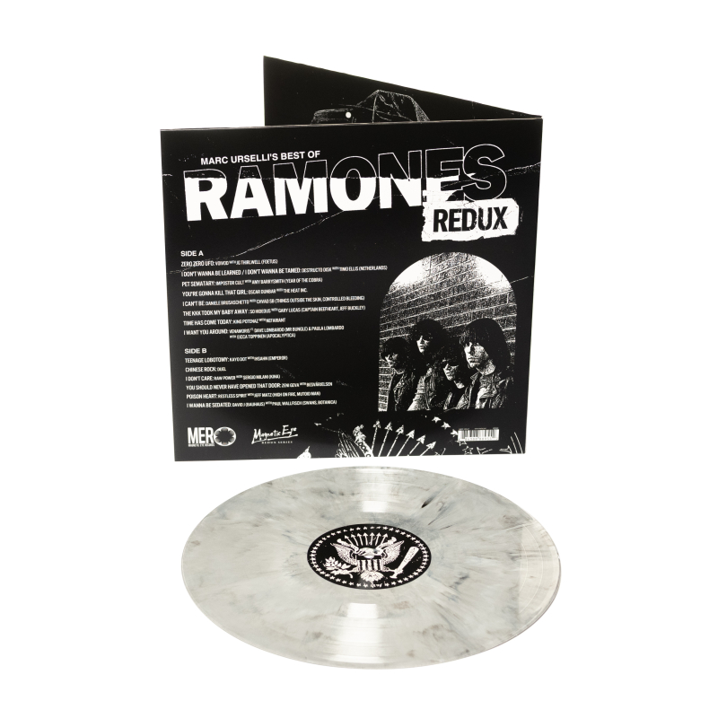 Various Artists - Marc Urselli's Best Of Ramones (Redux) Vinyl Gatefold LP  |  White/Black/Silver Marble
